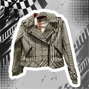 White House Black Market Houndstooth Blazer